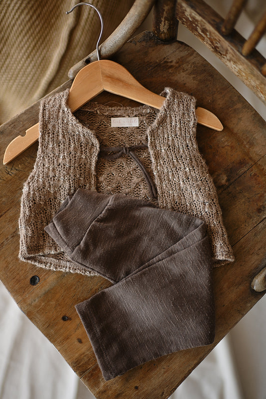 Sitter Boy - Brown Vest