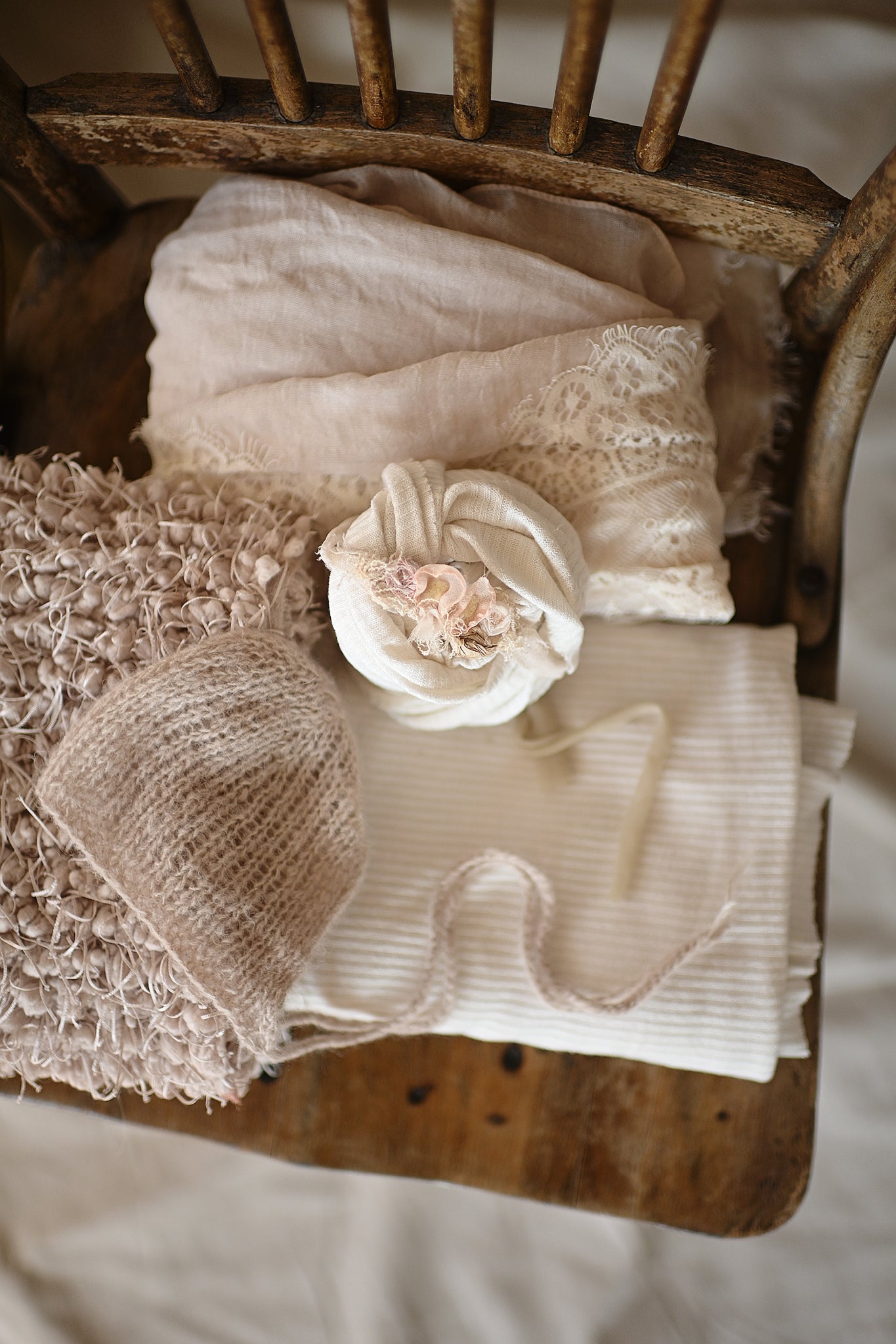 Newborn White/Beige Bundle